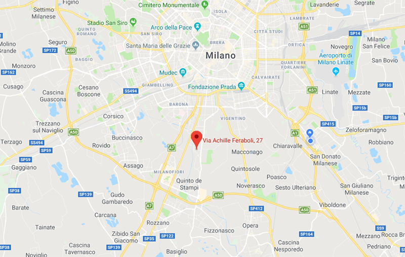 Mappa di Milano dove trovare l'Ussb